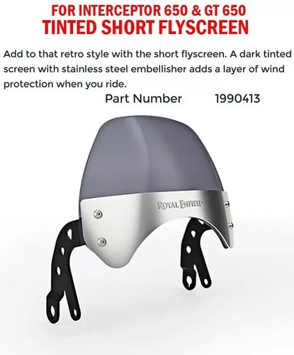 Tinted short flyscreen - flyscreen", fit