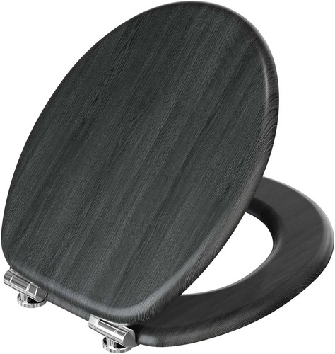 Wooden toilet seat soft - toilet,