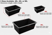 90L 80L 60L 40L Multi Tub