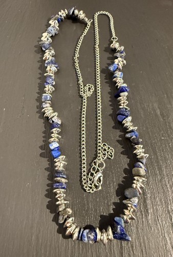 Bohemian style necklace silver - bohemian,