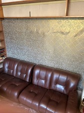 Brown Leather Couch