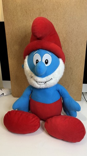 Papa smurf giant plush soft - papa,