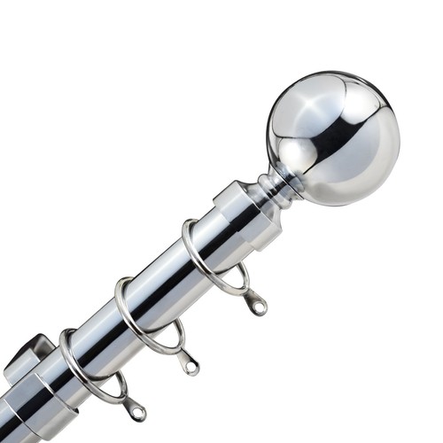 Metal curtain pole rod - metal,