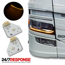 Scania Next Gen S & R 2016-  LED Headlights Amber DRL Conversion Kit