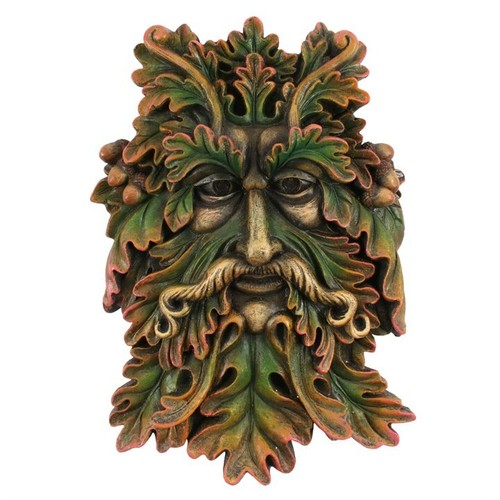 Green man wall - , plaque