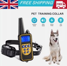 800M Electric Pet Dog Training E-Collar Anti-Bark Obedience Remote Control LED