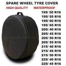 R16"  SPARE TYRE COVER WHEEL PROTECTIVE TYRE BAG SPACE SAVER FOR ANY CAR D53