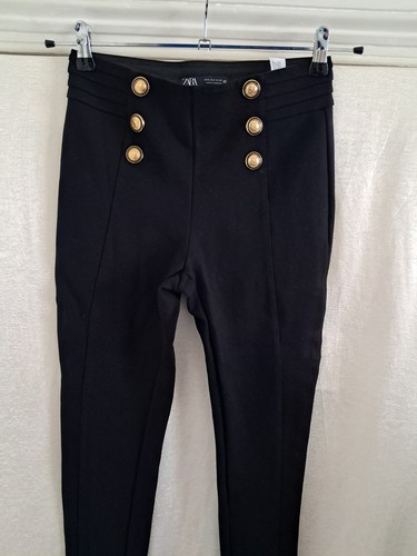 Zara women black stretch - black,