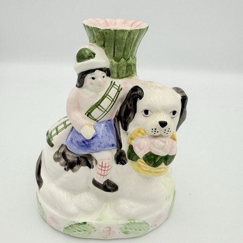 Girl with dog wally - girl, made