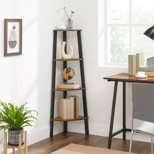 Tier ladder corner bookcase - tier,