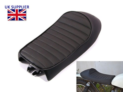 Black motorcycle seat saddle - seat,