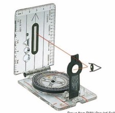 Lensatic Hand Held Bearing compass Pocket Size by Osculati