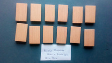 BLANK FRIDGE MAGNETS-BEECH-PYROGRAPHY-LASER-30x50mm-£5.95 FOR 12 postage free