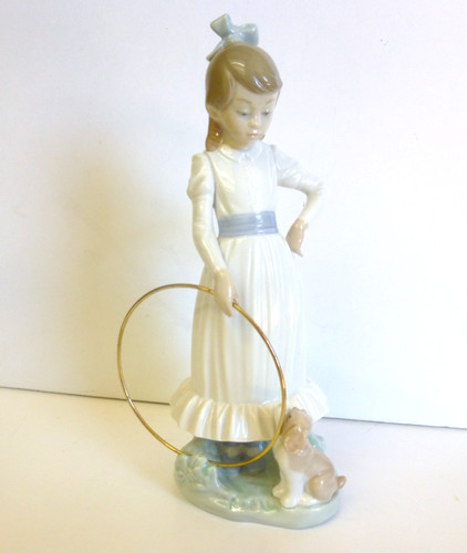 Lladro nao girl - lladro, hoop