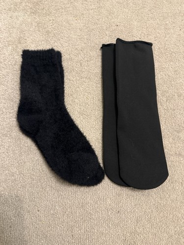 Fluffy socks and tight - ,