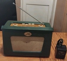 The Roberts Revival R550 Jaguar Leather British Racing Green Vintage Radio 