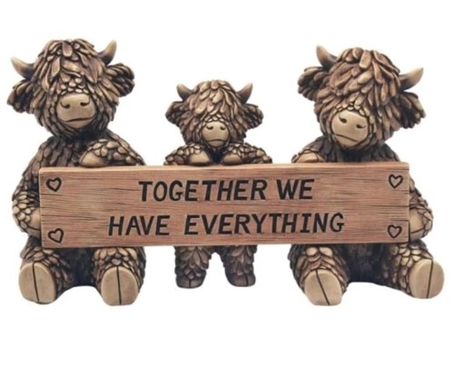 Hughie highland cow ornament - cow,