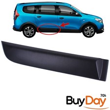 Dacia Dokker Lodgy O/S Rear Door Rubbing Strip | Right Side Dent Protector 12-On