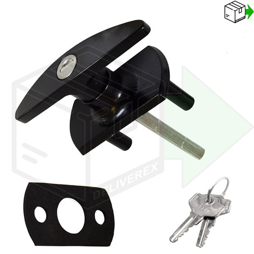 Garage door bar lock handle - garage,