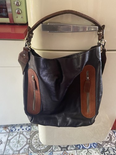 Orla kiely leather bag - leather,