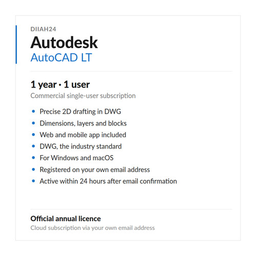 Autodesk autocad 2026 - autodesk, lt