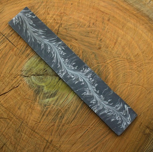 Mosaic feather damascus steel - mosaic,