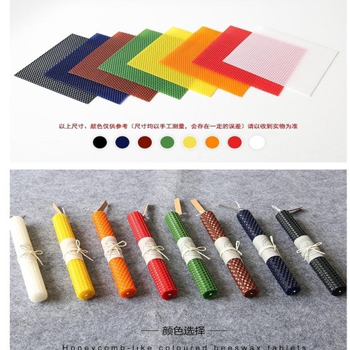 Beeswax sheets for embossed - for,