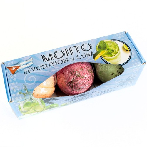 Set three mojito bath bombs - mojito,