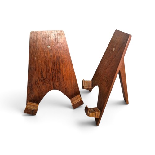 Two vintage wood - two, plate
