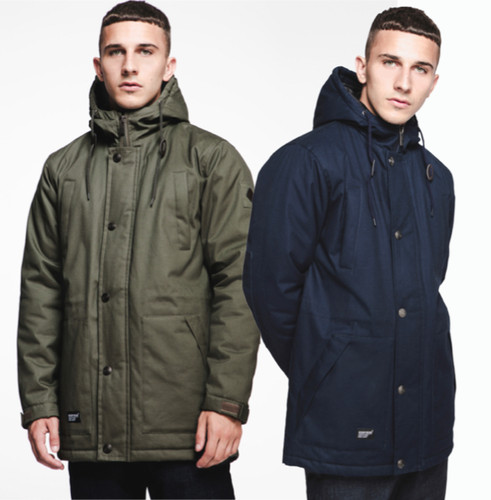 Mens parka jacket - parka, cotton