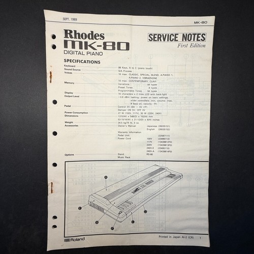 Vintage rhodes digital - vintage,