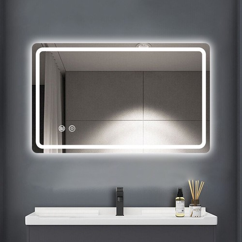 Large bathroom led mirror - bathroom,