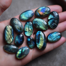 Labradorite Cabochon Selection Pear Oval Tear Drop Shapes for Crafting Wire Wrap