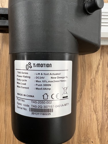 Timotion ta5 2050 002 power - timotion,
