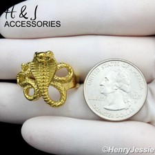 MEN Stainless Steel 3D Snake