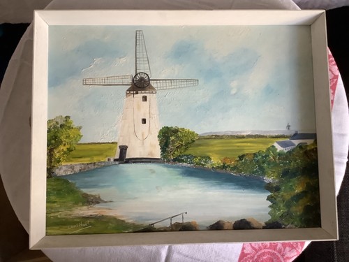 Old water and wind mill - old,