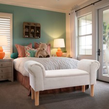 Chaise Lounge Bench Bed End