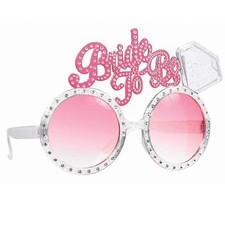 BRIDE TO BE GLASSES HEN DO NIGHT OUT PARTY ACCESSORIES BACHELORETTE Bridal