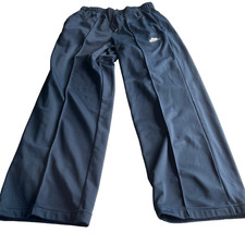 Vintage Nike 2000’s Track pants Blue with white embroidery l 32 w 28 sku 6033