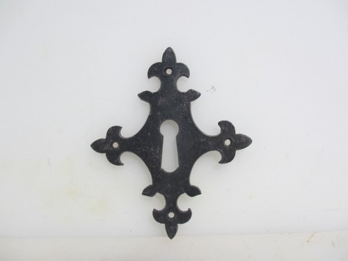 Victorian iron escutcheon - victorian,
