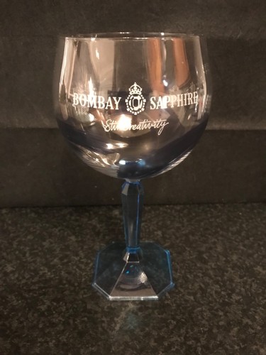 Bombay sapphire gin glass - gin,
