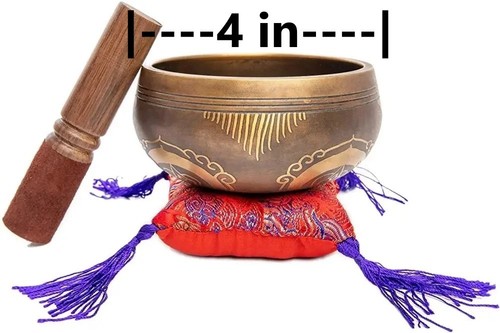 Tibetan singing bowl set - bowl,