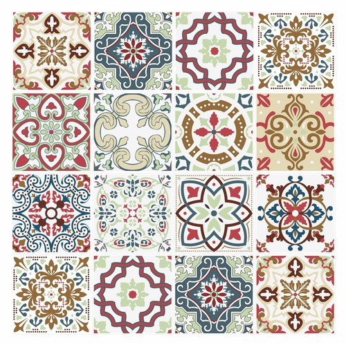 Tile stickers mosaic transfers - tile,