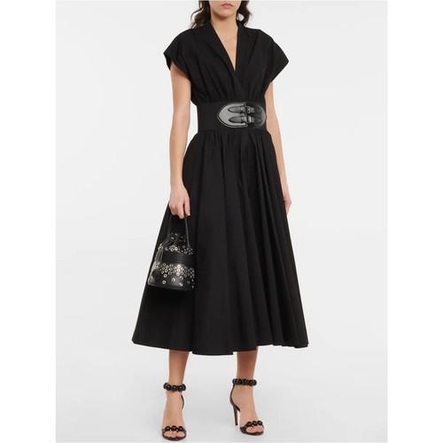 Nwt belted cotton poplin - nwt, midi