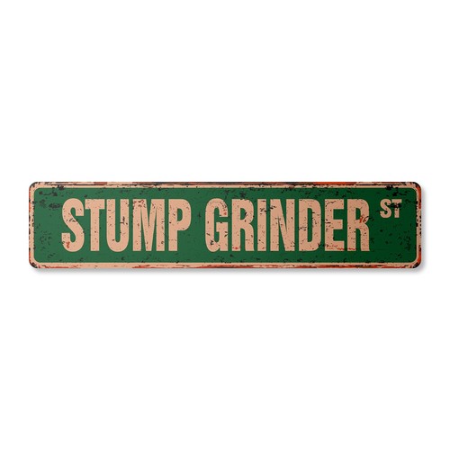 Stump grinder vintage street - stump,