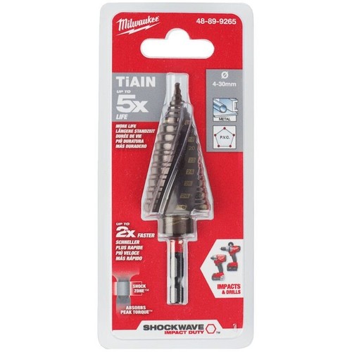 Milwaukee step drill - step,
