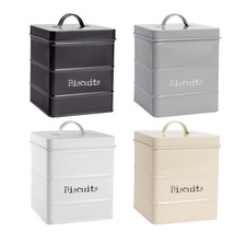 Biscuit Tin Storage Cookie Jar