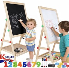 Kids 2 in 1 Wooden Blackboard