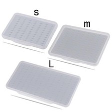 NEW SLIMLINE CLEAR LID POCKET FLYBOX WITH SLOTTED FOAM-CHOICE OF BOX SIZE