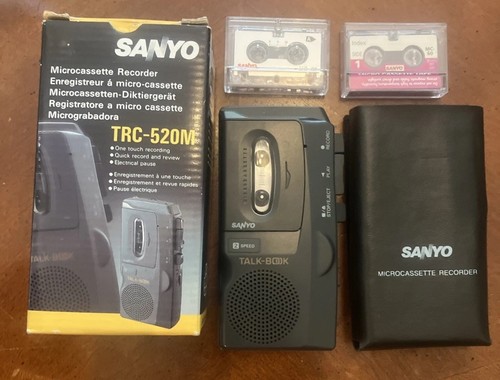 Sanyo trc 520m microcassette - sanyo,